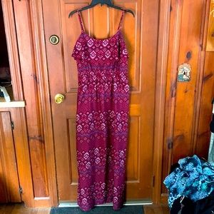 Spaghetti strap lightweight maxi dress that can also be worn as a beach coverup